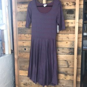 LuLa Roe Dress new with tags size L